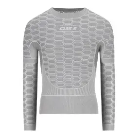 Camiseta Interior Manga Larga Q36.5 Base Layer 3 Gris Hielo