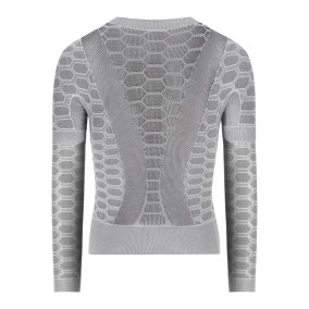 Camiseta Interior Manga Larga Q36.5 Base Layer 3 Gris Hielo