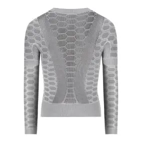 Camiseta Interior Manga Larga Q36.5 Base Layer 3 Gris Hielo