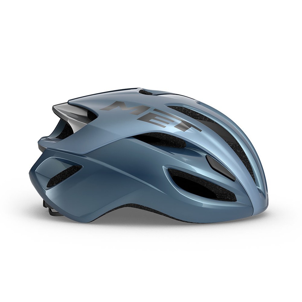 Casco Met Rivale Mips Azul Marino/Plata Brillo | Cascos