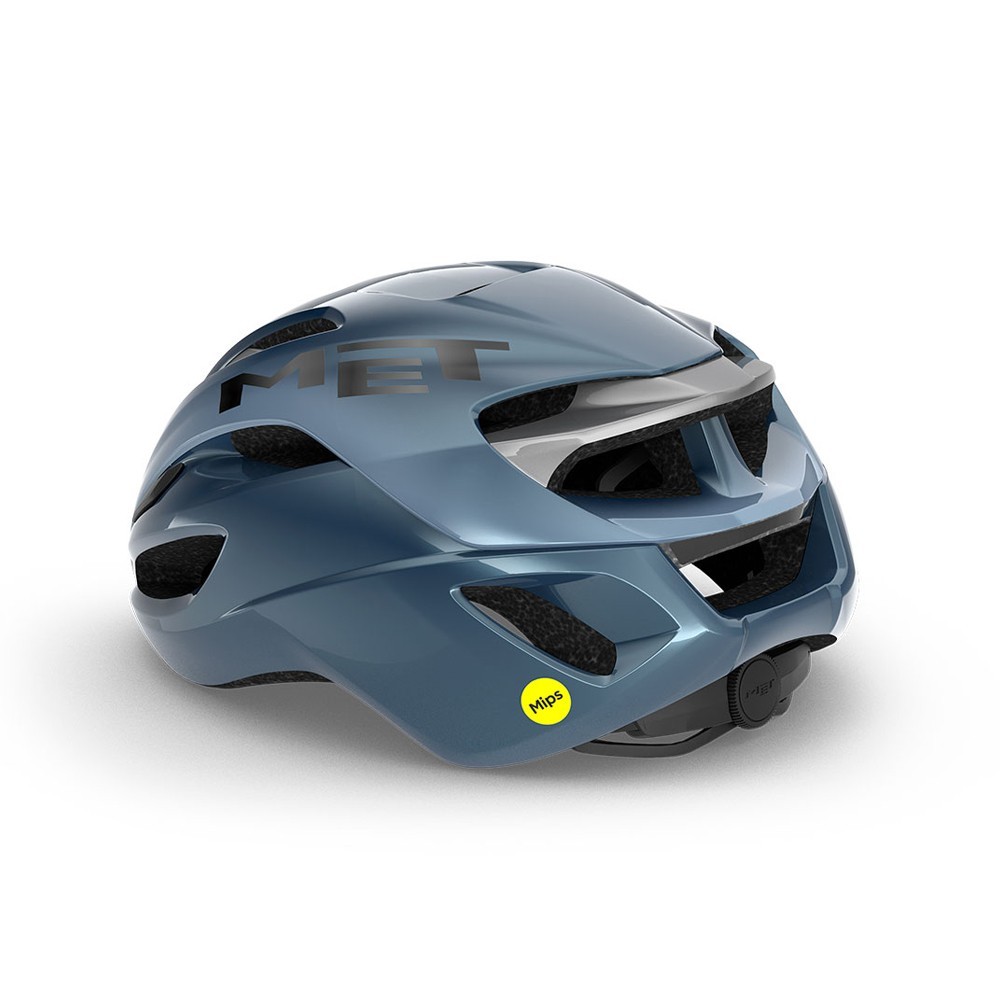 Casco Met Rivale Mips Azul Marino/Plata Brillo | Cascos