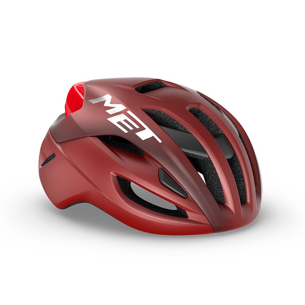Casco Met Rivale Mips Rojo Dalia Mate | Cascos Ciclismo