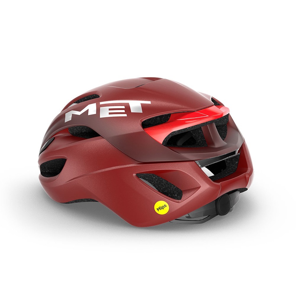 Casco Met Rivale Mips Rojo Dalia Mate | Cascos Ciclismo