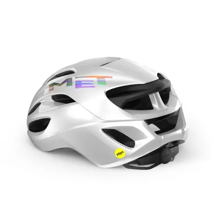 Casco Met Rivale Mips Blanco Brillo