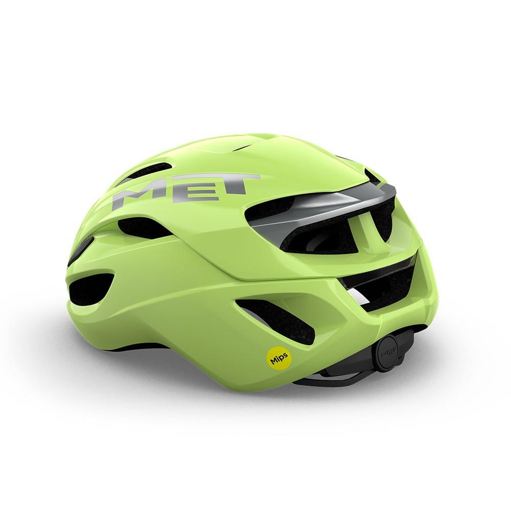Casco Met Rivale Mips Verde Lima Brillo | Cascos Ciclismo