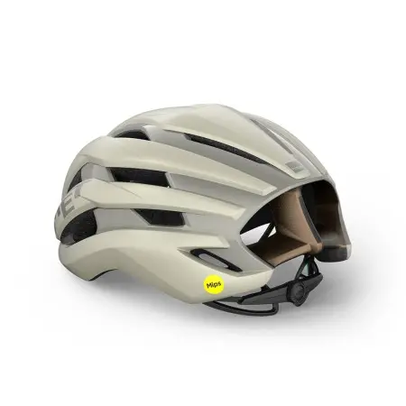 Casco Met Trenta Mips Gris/Beige Mate Brillo