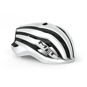 Casco Met Trenta Mips Blanco/Negro Mate Brillo