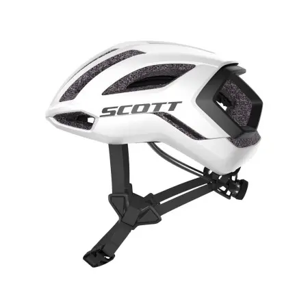 Casco Scott Centric Plus Blanco Brillo / Negro