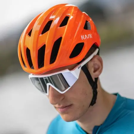 Capacete Kask Mojito3 WG11 laranja Fluo