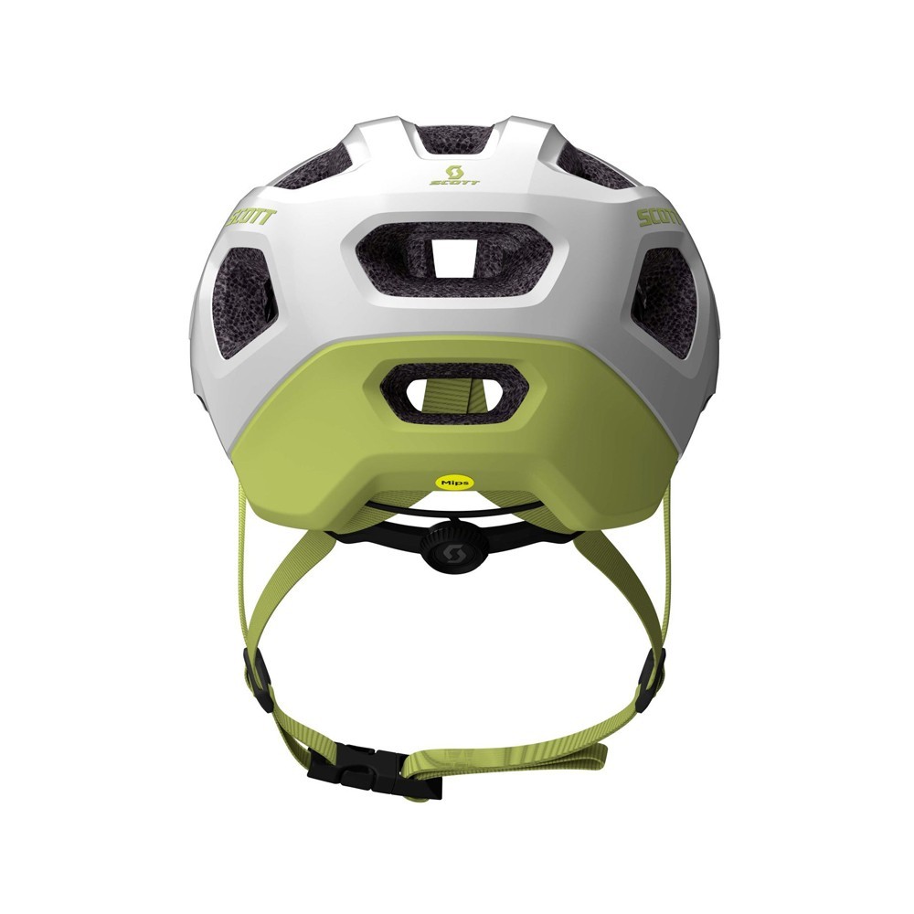 Casco Scott Argo Plus Blanco/Amarillo | Cascos Ciclismo