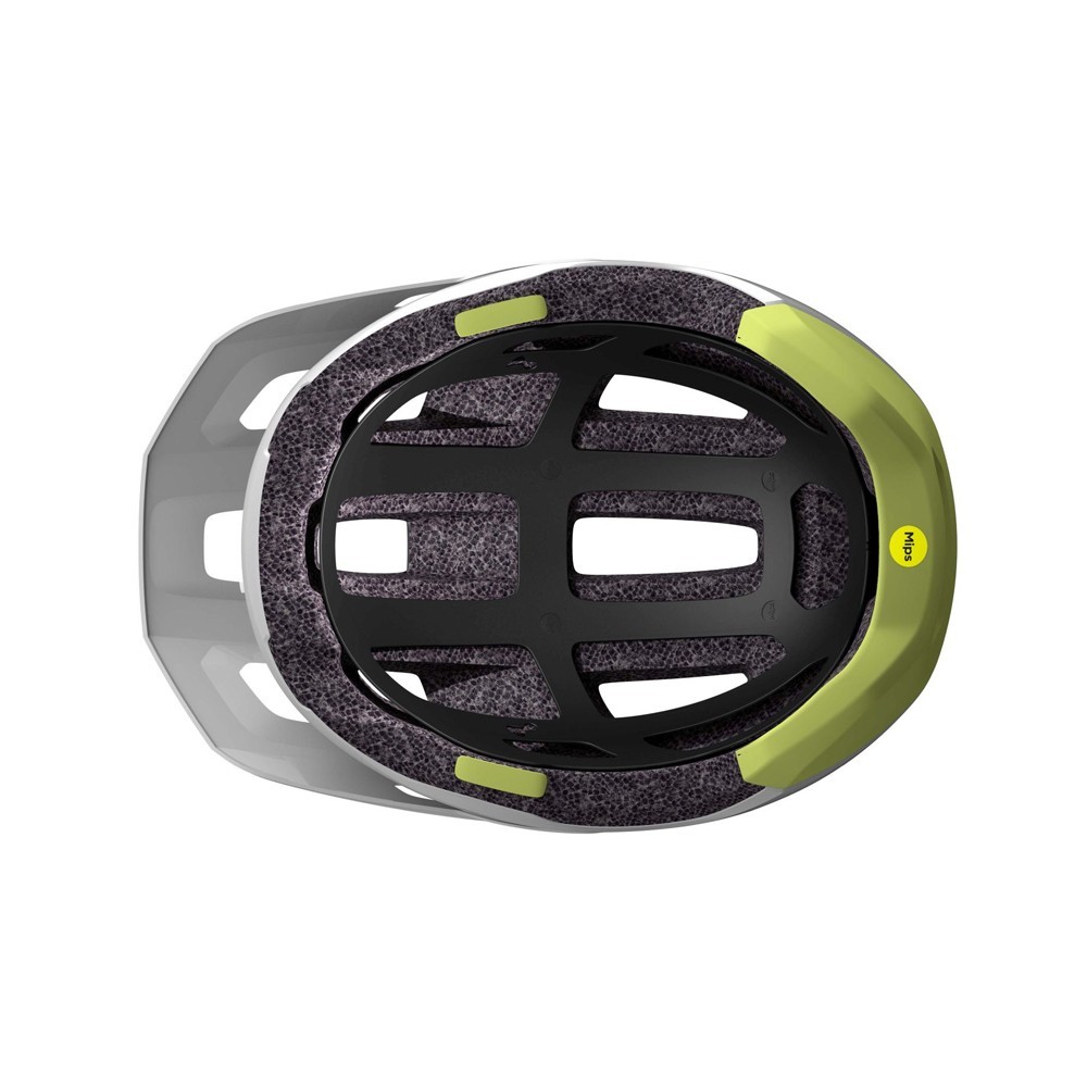 Casco Scott Argo Plus Blanco/Amarillo | Cascos Ciclismo