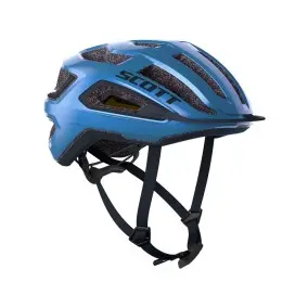 Capacete Scott Arx Plus metal azul