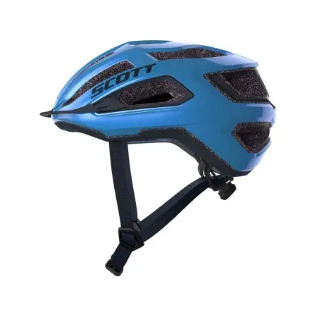 Capacete Scott Arx Plus metal azul