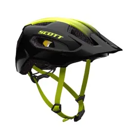 Capacete Scott Supra Plus Black/Radium Yellow