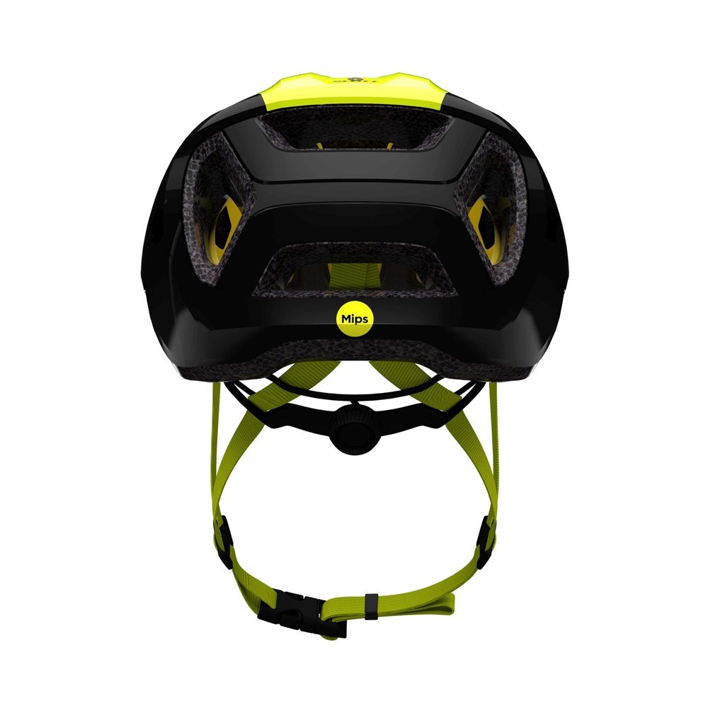 Casco Scott Supra Plus Black/Radium Yellow | Cascos Ciclismo