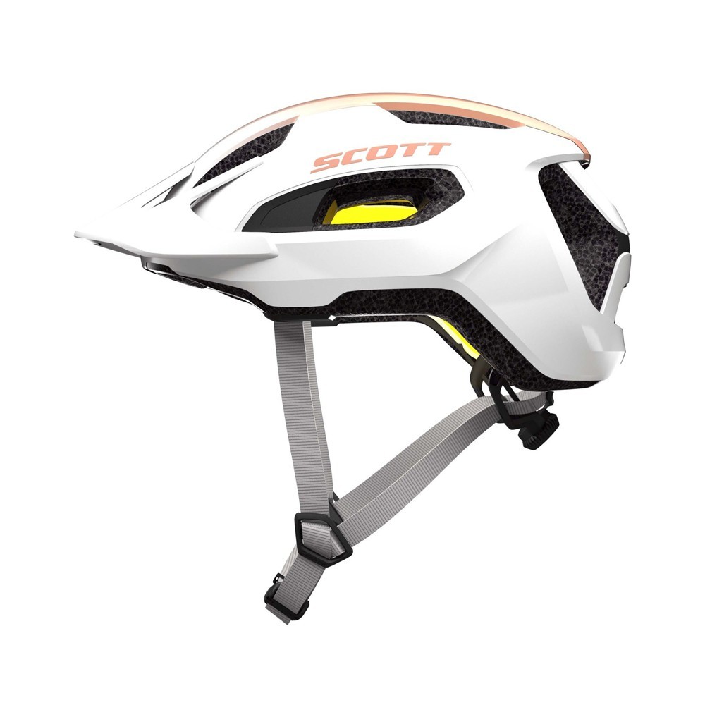 Casco Scott Supra Plus Pearl White/Rose Beige | Cascos