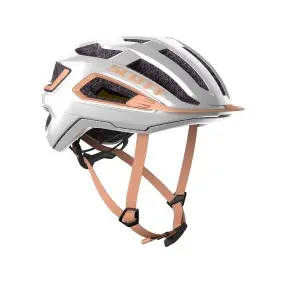 Capacete Scott Arx Plus Branco/Rose Bege