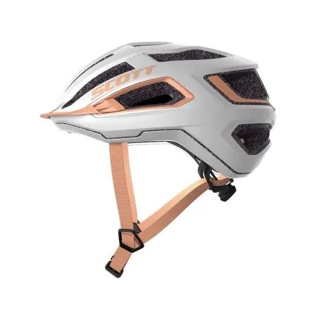 Capacete Scott Arx Plus Branco/Rose Bege