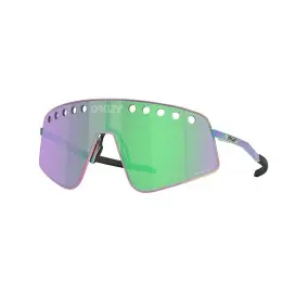 Gafas de sol Oakley Sutro Ti Sweep Marea negra pulida Prizm Road Jade