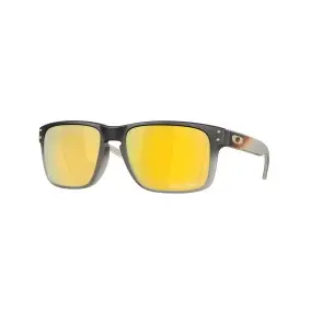 Sunglasses Oakley Holbrook Black difuminated with designs of Troy Lee Prizm 24k Polarized