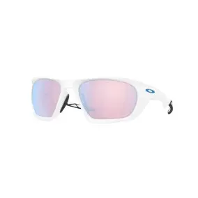 Óculos de sol Oakley Mais tarde Blanco Mate Prizm safira de neve