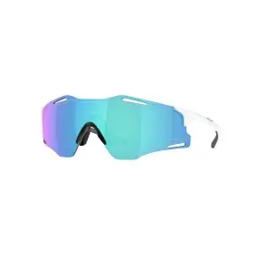 Gafas de sol Oakley Cybr Zero Blanco Pulido Prizm Sapphire