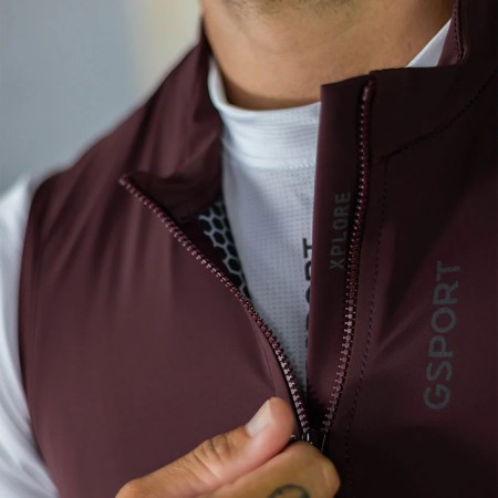 Wind vest Gsport Xplore Pockets Terra Man