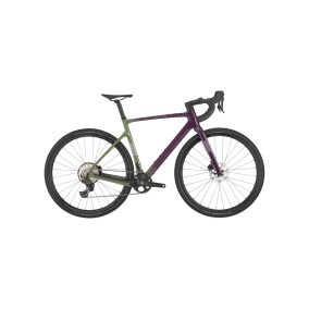 Bicicleta Scott Addict Gravel 40 Olivine Green/Blackberry Purple 2025