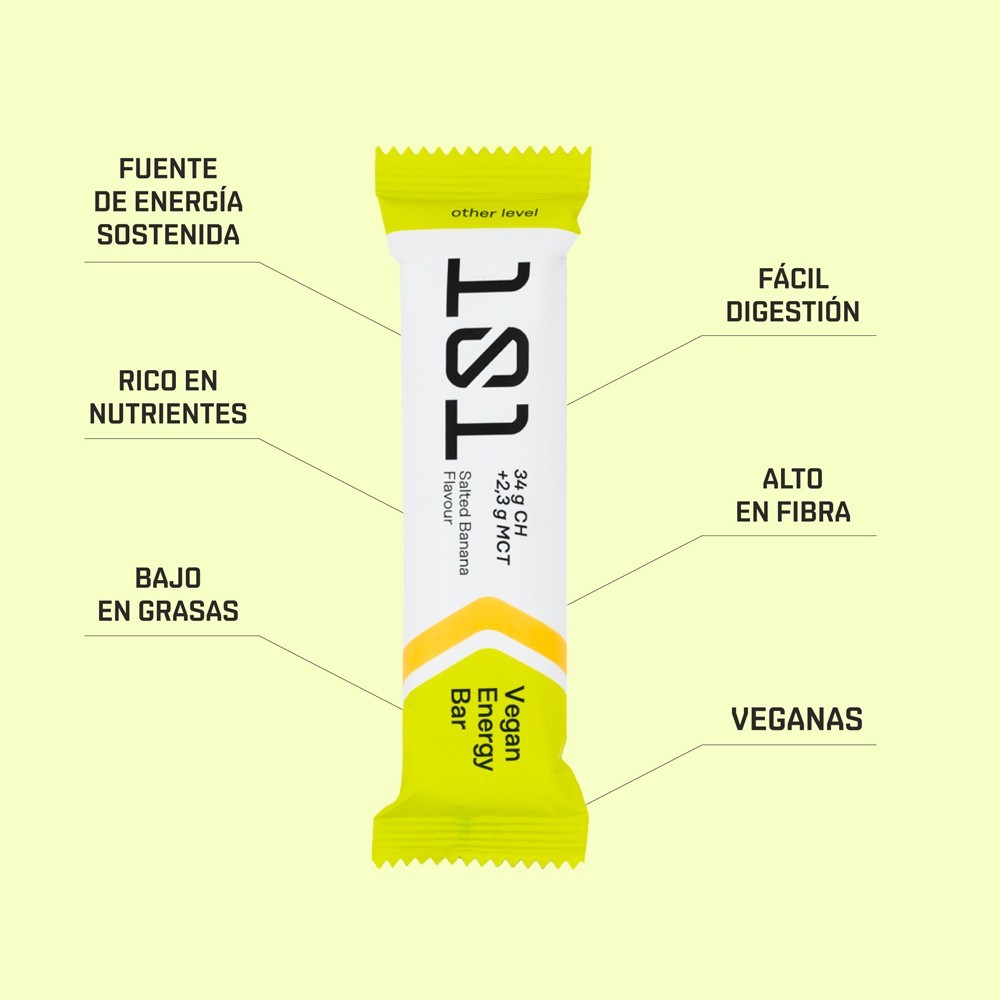 Barrita energética  VEGAN ENERGY BAR  Sabor banana