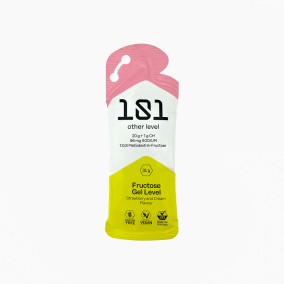 Gel Fructosa 101 Level Fresa/Crema 31gr