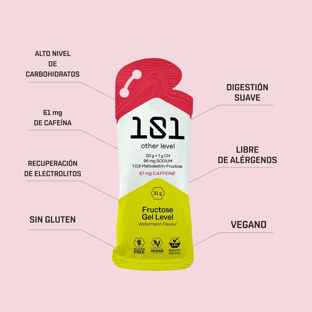 FRUCTOSE GEL LEVEL  Sabor sandia 31gr
