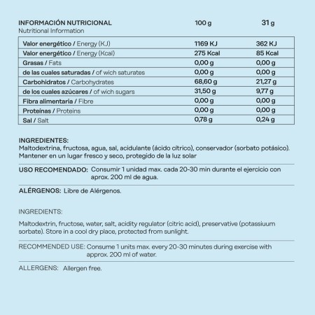 Fructose Gel 101 Nível Neutro 31gr