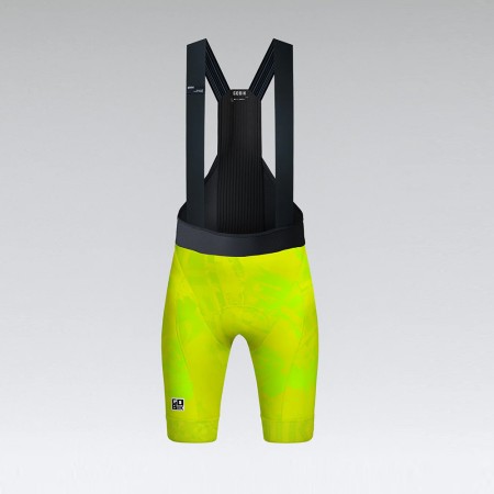 Bib Short Gobik Absolute Print Men Liquid Lime K10 2025