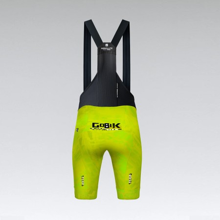 Bib Short Gobik Absolute Print Men Liquid Lime K10 2025