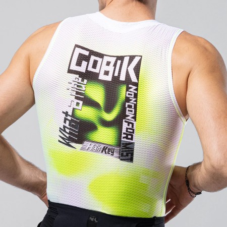 T-shirt Interior Gobik Segunda pele Neon líquido masculino 2025