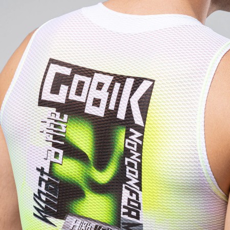 T-shirt Interior Gobik Segunda pele Neon líquido masculino 2025