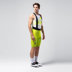 Bib Short Gobik Absolute Print Men Liquid Lime K10 2025