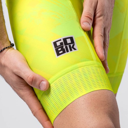 Bib Short Gobik Absolute Print Men Liquid Lime K10 2025