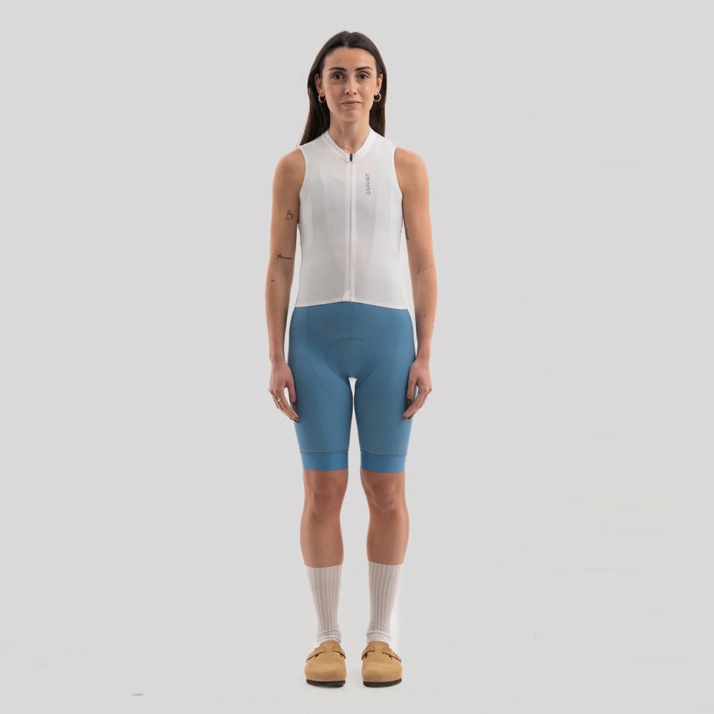 Maillot Corto GSport One Halo Mujer Sin Mangas 2025