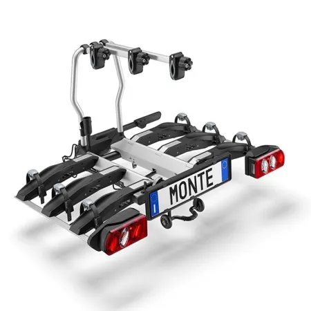 Portabici Elite Monte 3 Bicis Plegable Con Rampa