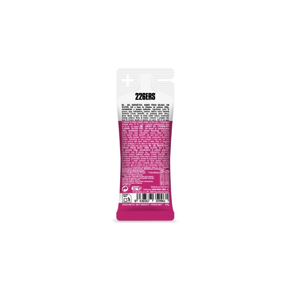 Gel Energético 226ERS High Fructose Fresa XS 45g | Geles