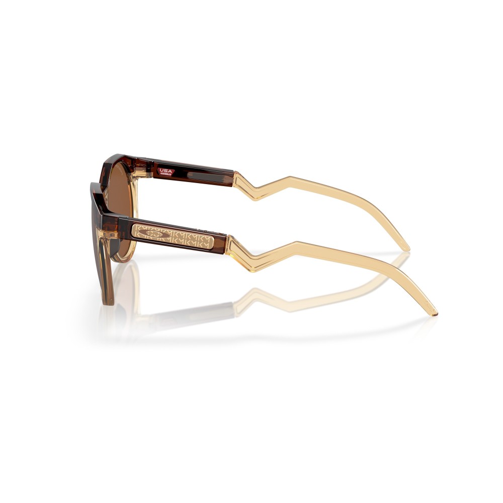 Gafas Oakley Hstn Ámbar oscuro/mostaza claro Marrón Prizm