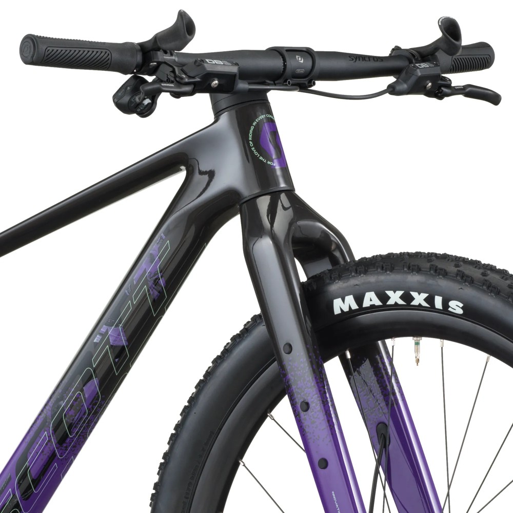Bicicleta Scott Scale Gravel 10 Carbon Black/Indigo Purple