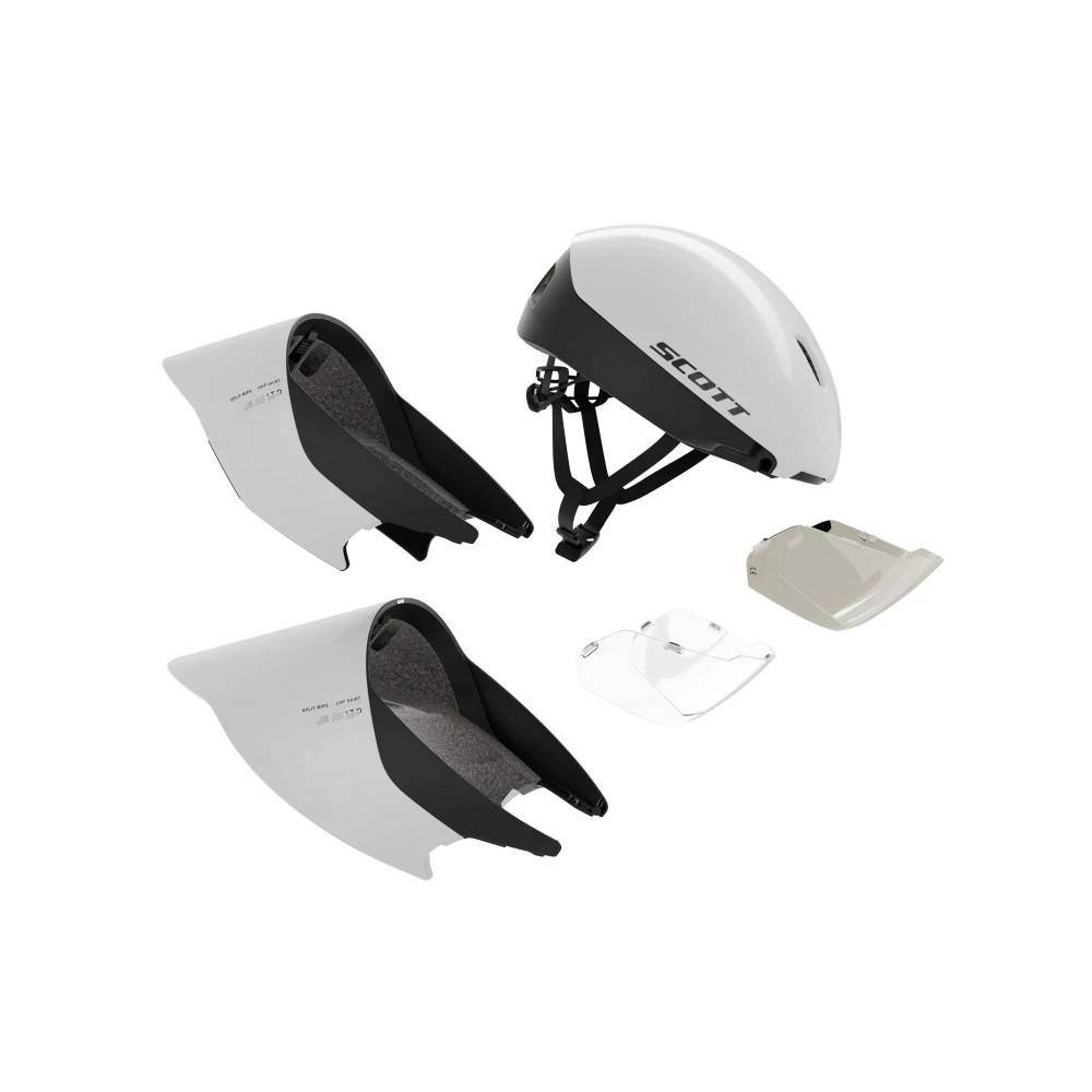 Casco Scott Split Mips Mineral White | Cascos Ciclismo