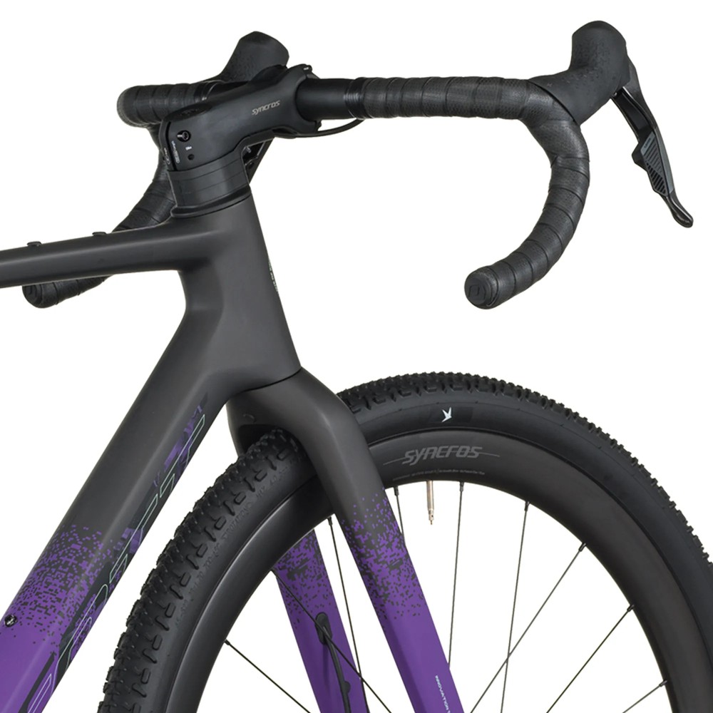 Bicicleta Scott Addict Gravel 20 Carbon Black/Indigo Purple