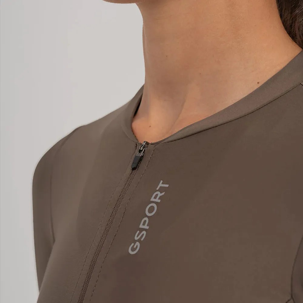 Maillot Largo Gsport Aero Aloe Mujer 2026 | Maillots largos