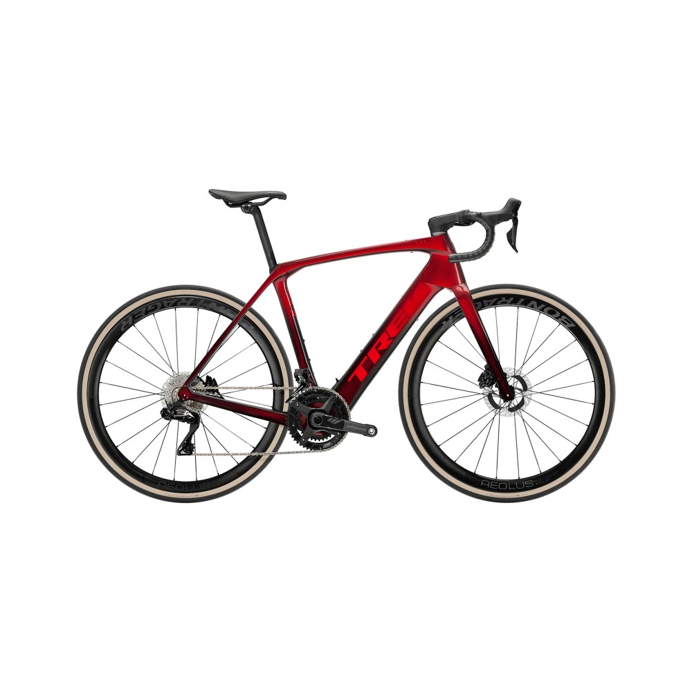 Bicicleta Trek Domane+ SLR 9 Metallic Red Smoke/Red Carbon