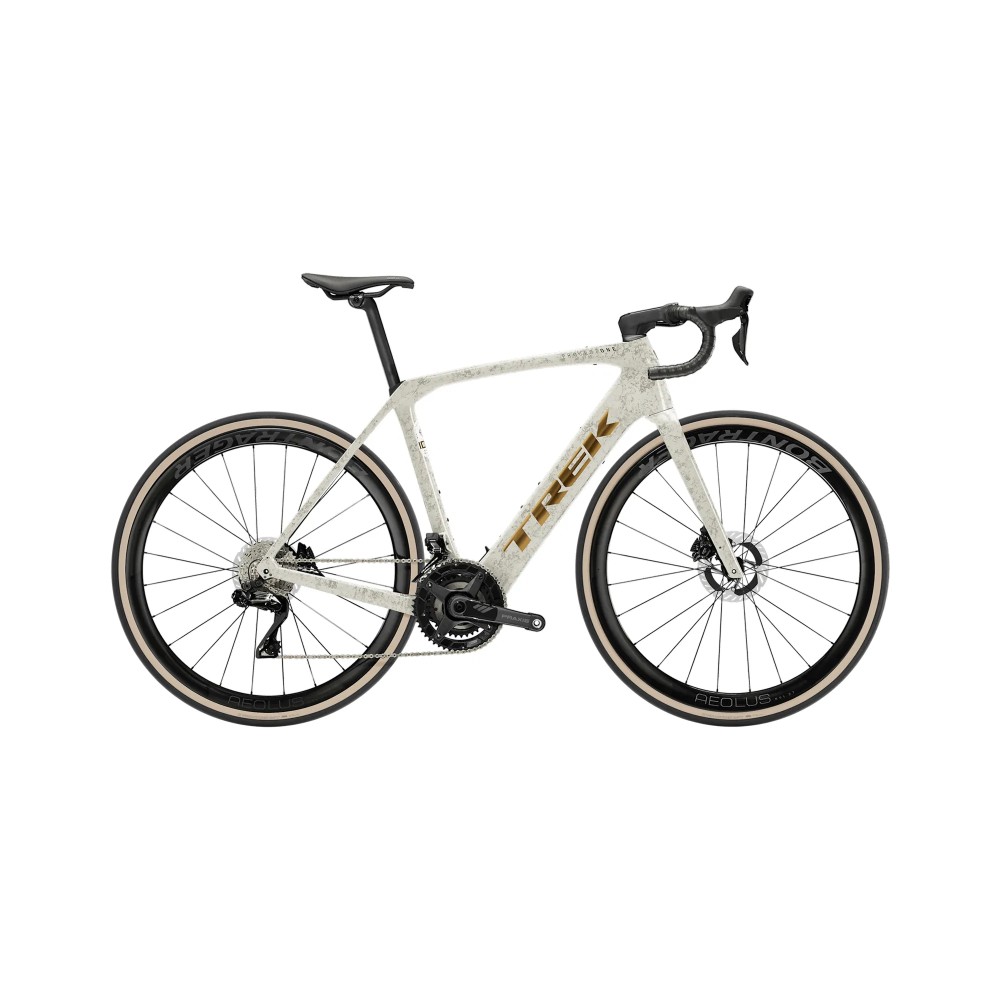 Bicicleta Trek Domane+ SLR 9 Era White/Supernova Marble 2026