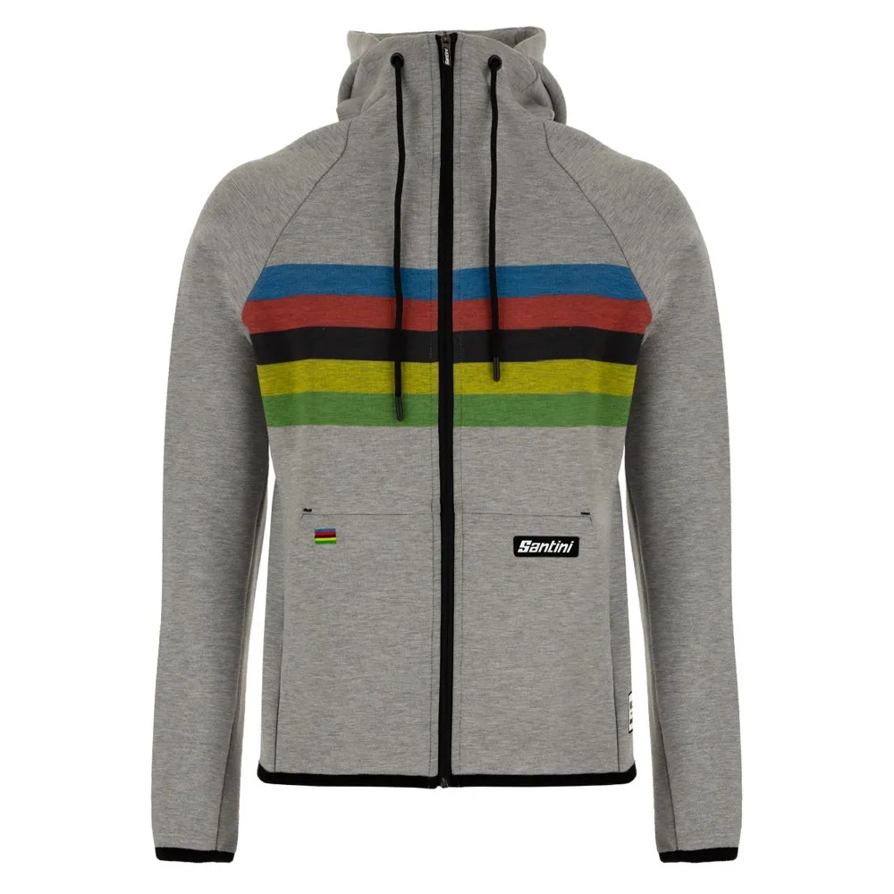 Sudadera Santini Iride Hoodie Grigio Unisex | Sudaderas