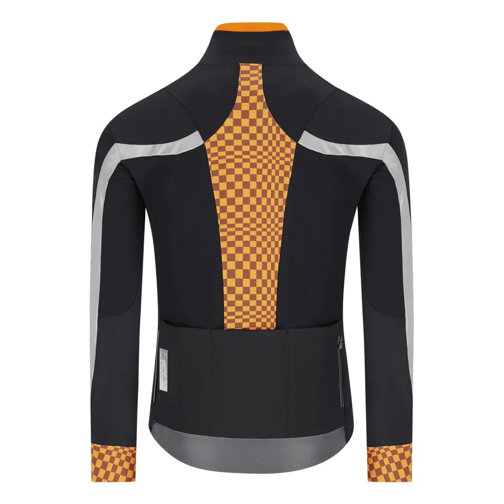 Chaqueta Q36.5 Dottore Termico Check Poppy Orange 2026